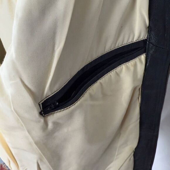 Vintage Sardar 100% Leather 90’s Bomber Jacket - Men’s L - Picture 9 of 9